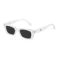 Transparent Frame with Black Gray Lens