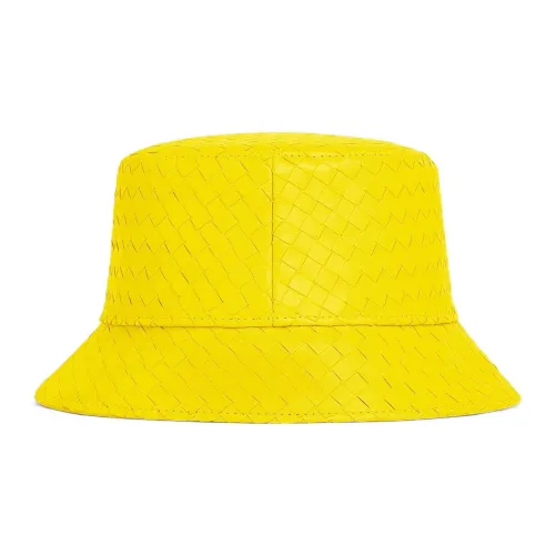 Bottega Veneta Bucket Hats Men Yellow