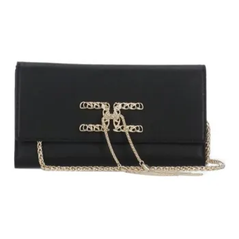 Elisabetta Franchi Polyester Crossbody Bag Shoulder Bag Women's Black