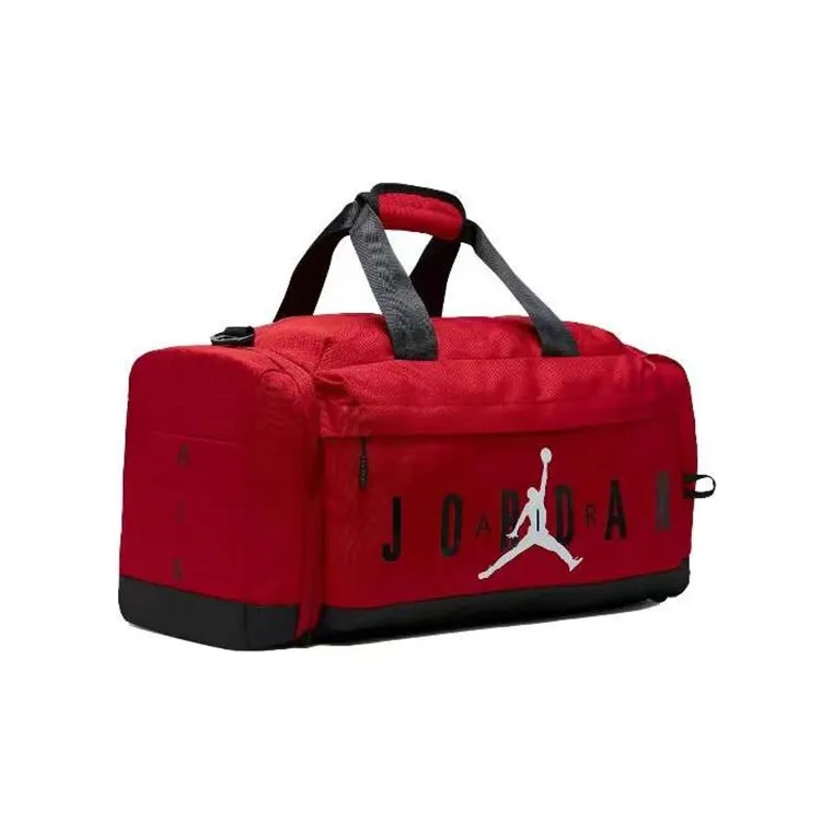 Jordan Polyester Travel Bags Large Size Unisex Red-2
