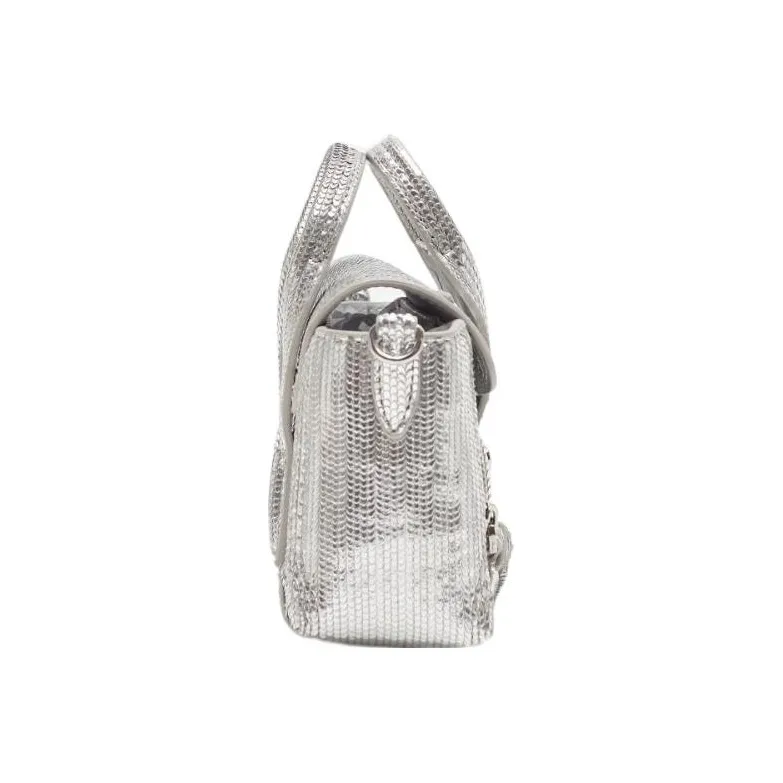 3.1 Phillip Lim Pashli Cow Leather Portable Crossbody Bag Shoulder Bag Regular Women's Silver-1