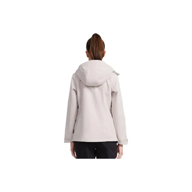 Jack Wolfskin Outdoor Hiking Waterproof And Windproof Windbreaker Jacket Women's Europe Version-0
