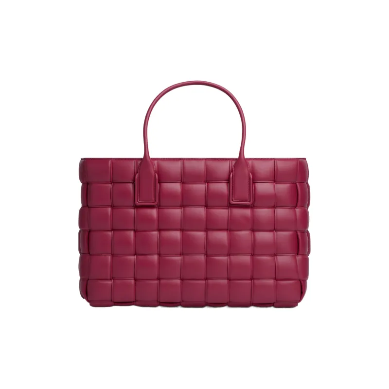 Bottega Veneta Lambskin Handbag Women's Fuchsia-0