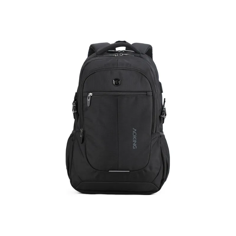 AOKING AK Polyester Backpack Large Size Men's Gray/Black/Blue-4