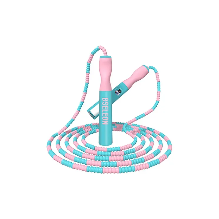 BSELEON Casual Entertainment Non Countable Jump Ropes Kids Handle Material PP, PC, Rope, PVC, Silicone Approx. 2.8m-7