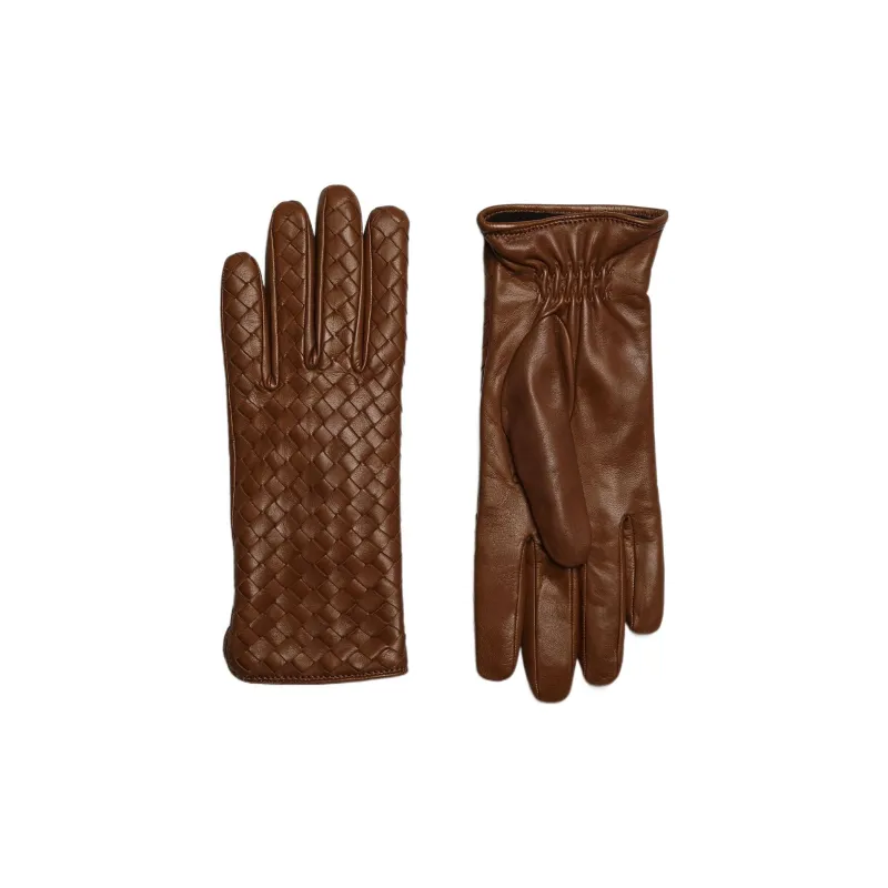 Bottega Veneta Gloves Women's Brown-0