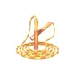 Amber Orange-Cord Length Approx. 2.8m with Name Writing Option