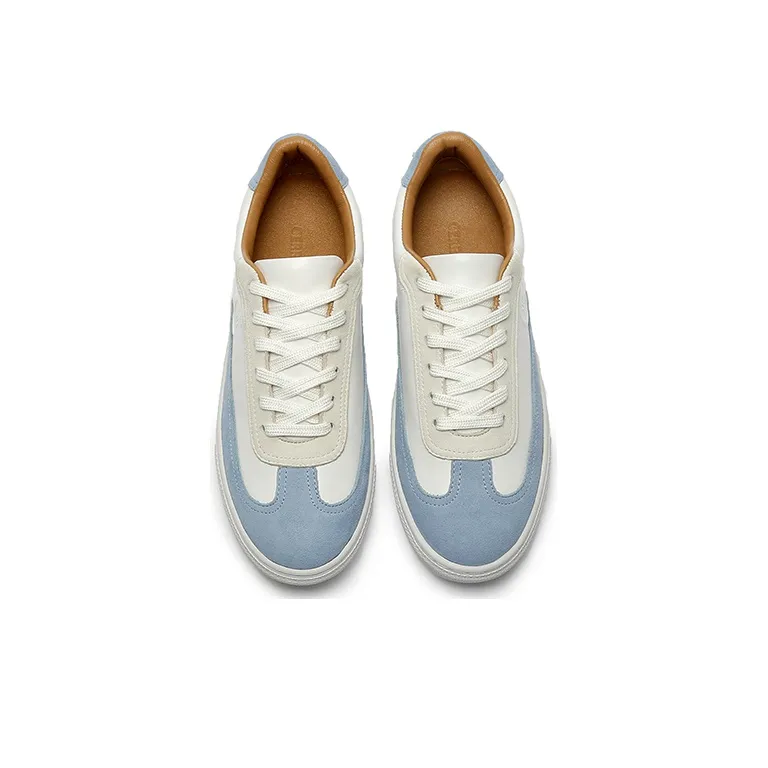 CERRUTI 1881 Stylish Skateboarding Shoes Women's White Blue-2