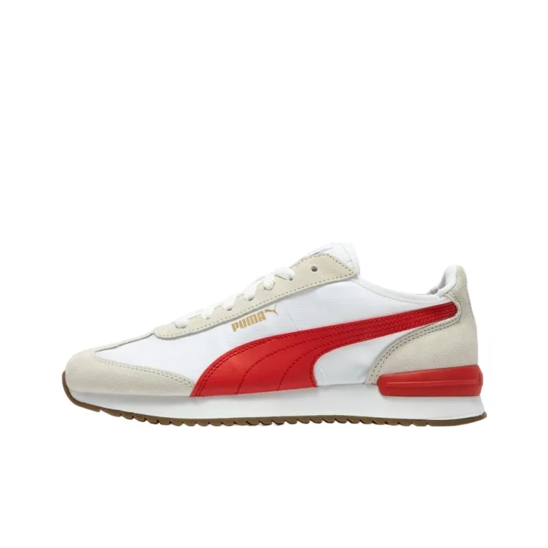 PUMA R78 Wind Nylon 'White Beige Red'-0