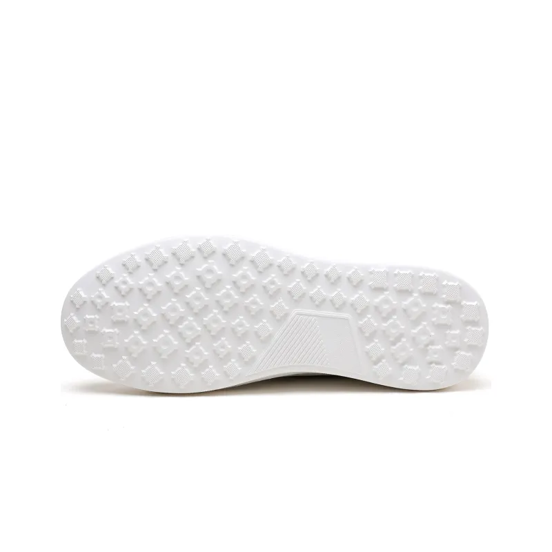 ELLE HOMME Stylish Skateboarding Shoes Men's White-4