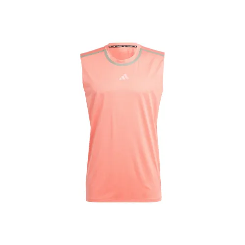 Adidas Tank Tops Men Coral Pink