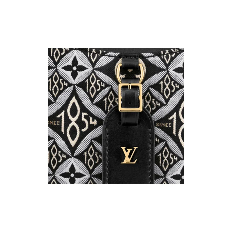 LOUIS VUITTON Deauville Mini Since 1854 1954 Jacquard Textile Gray-4
