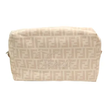 FENDI Cotton Makeup Bag Kids' Light Brown