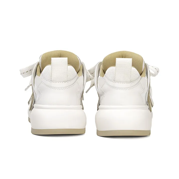 Pmt Casual Shoes Unisex Low Top White Khaki-4