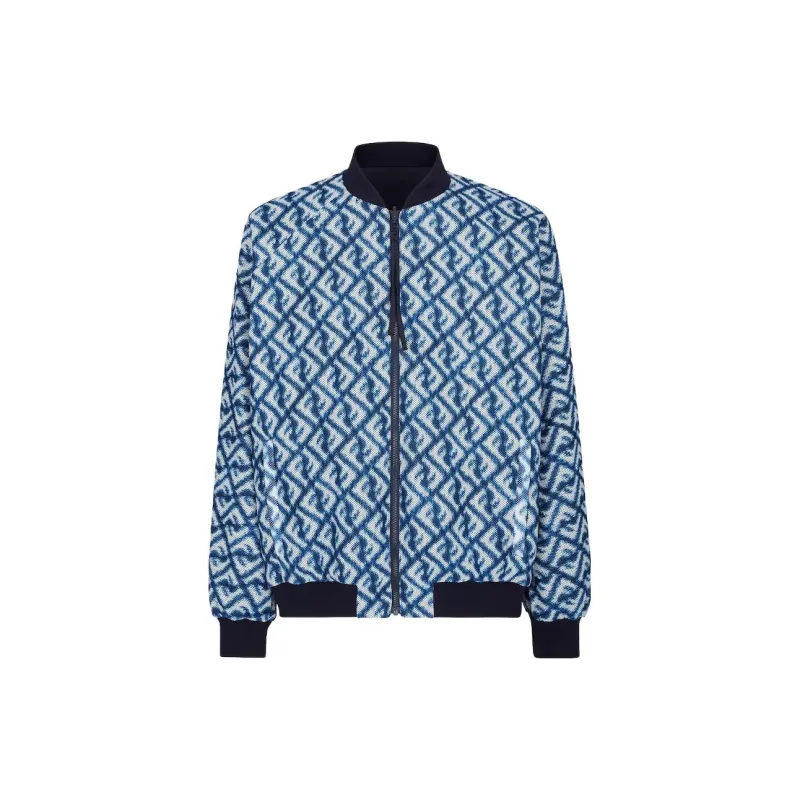 FENDI All Over Ff Printed Zipped Bomber Jacket-2