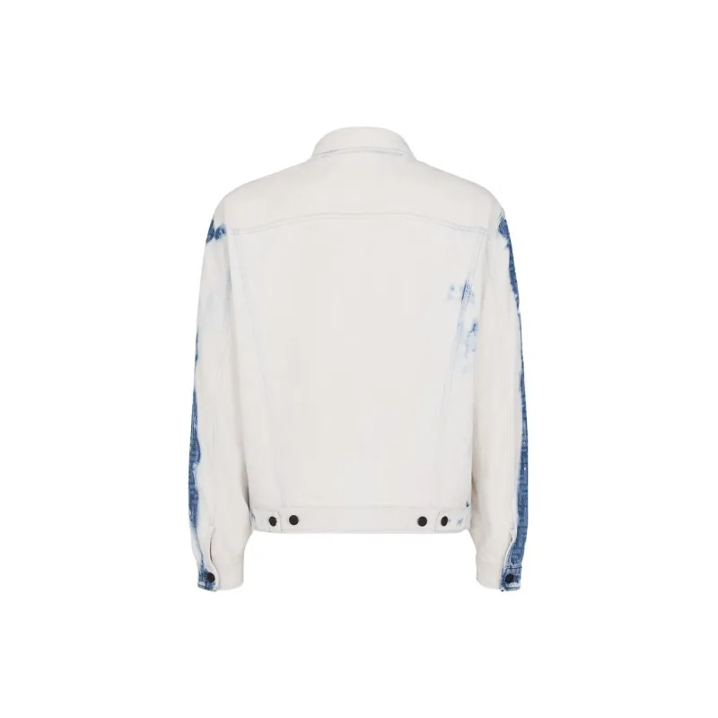 FENDI Denim Jackets Men White-1