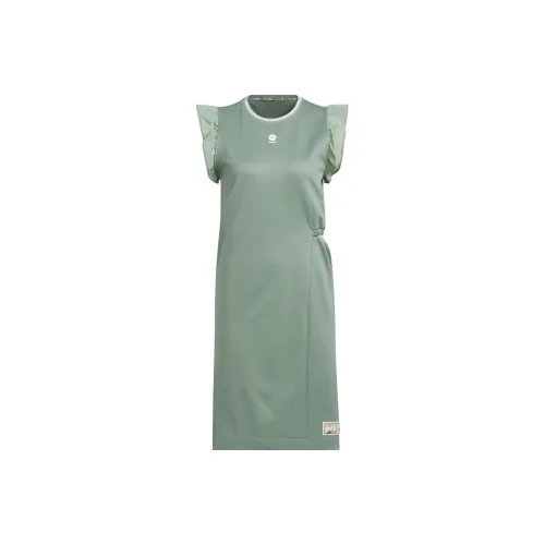 Adidas Neo Sleeveless Dresses Women's Dusty Green