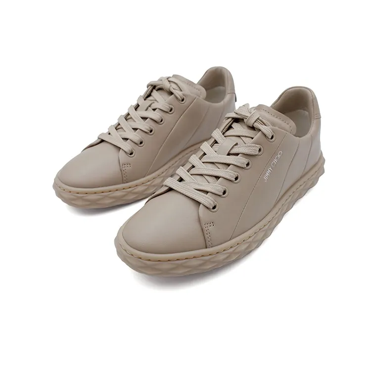 Jimmy Choo Diamond Low Top Stylish Skateboarding Shoes Women's Umber Pink-2