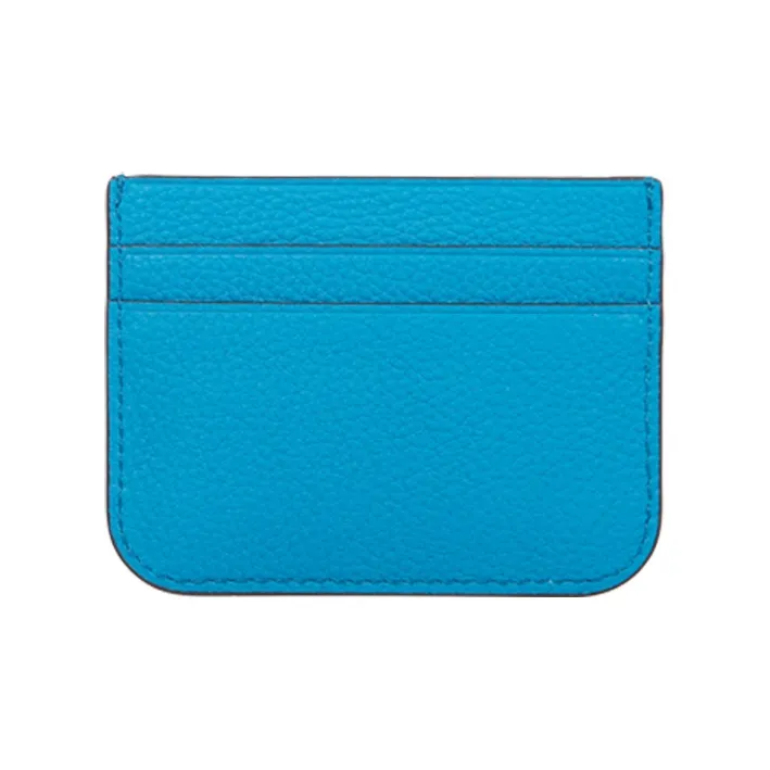 TORY BURCH Leather Card Holder Card Holder Women's Blue-2