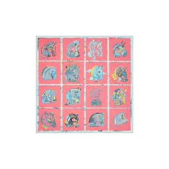 HERMES Silk Scarves Women's Pink