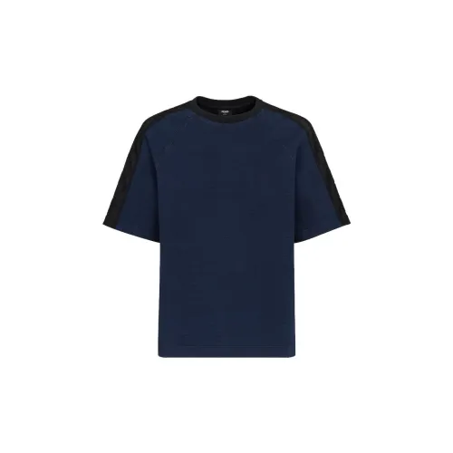 FENDI T-Shirts Men Blue