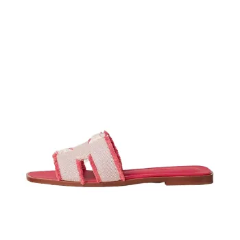 HERMES Oran Sandal Frambroise Canvas