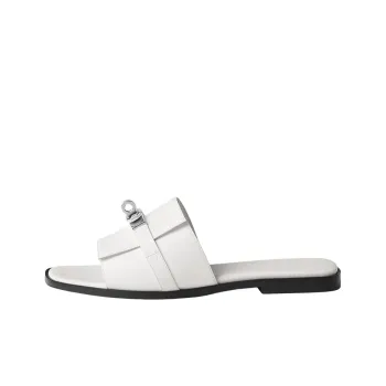 HERMES Stylish Sandal Women's White