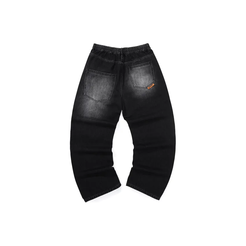 GENANX Jeans Unisex Black Gray Color-1