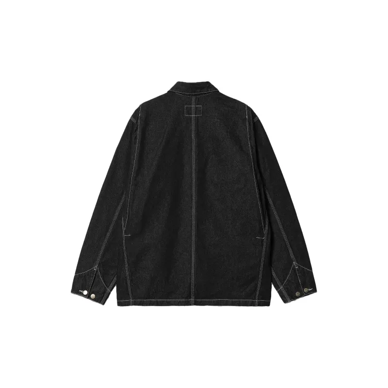 Carhartt WIP Denim Jackets Men Black-1