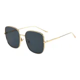 Gold Frame with Gray Lens