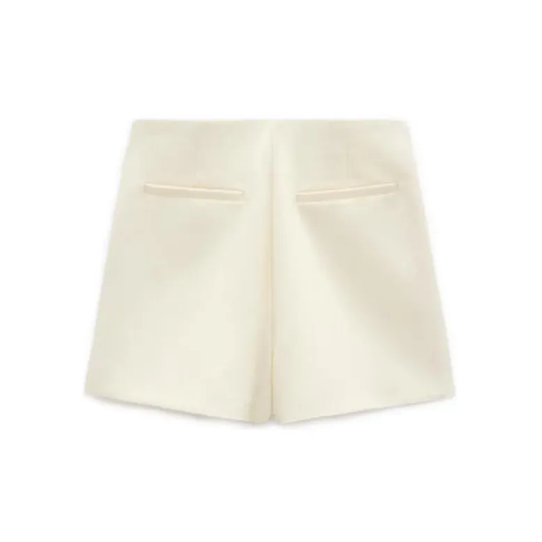 ZARA Casual Short Skirts Women's White-1