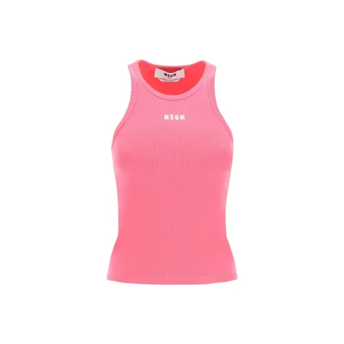 MSGM Tank Tops Women's Pink