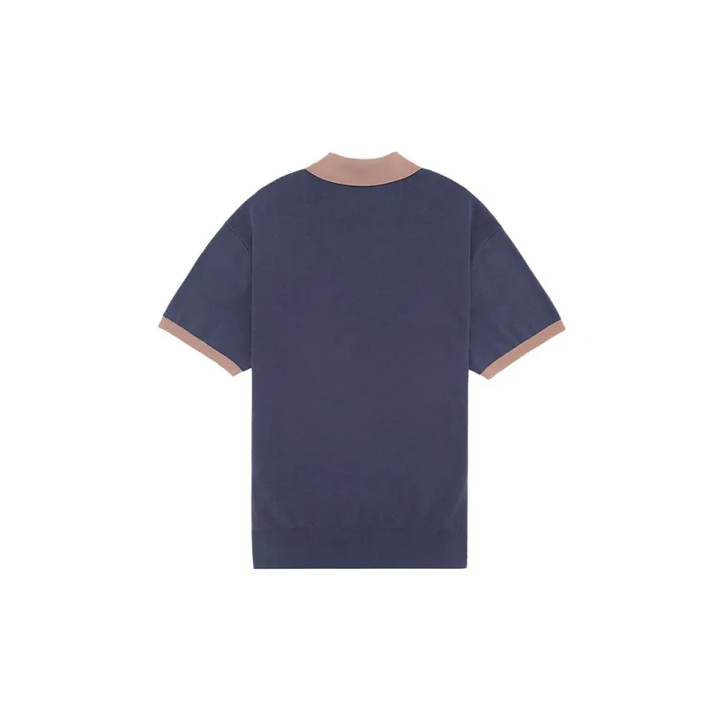 LI NING 1990 Polo Shirts Men New Denim Blue-1