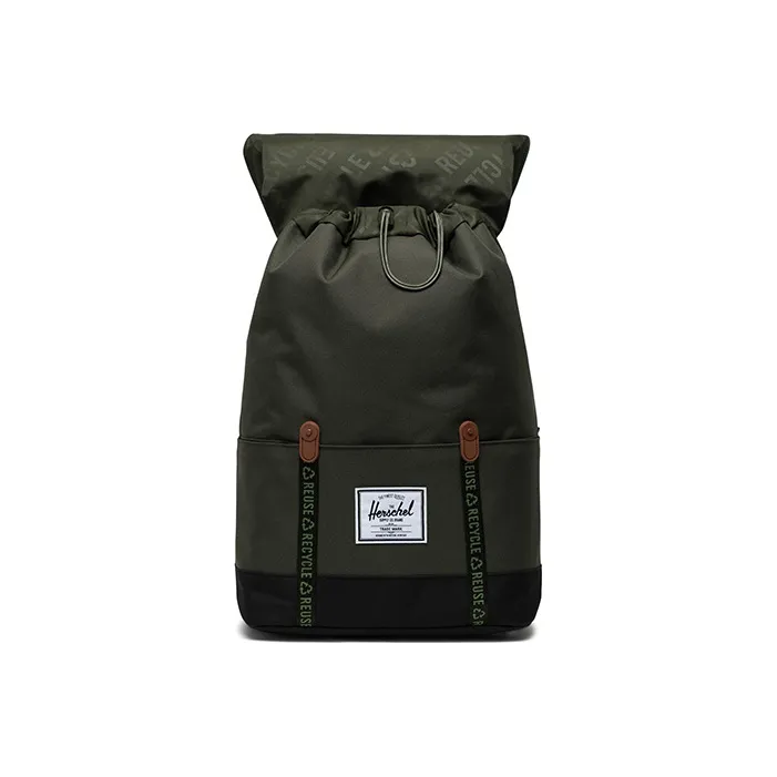 Herschel Recycled Material Backpack Regular Unisex Forest Night/Black-2
