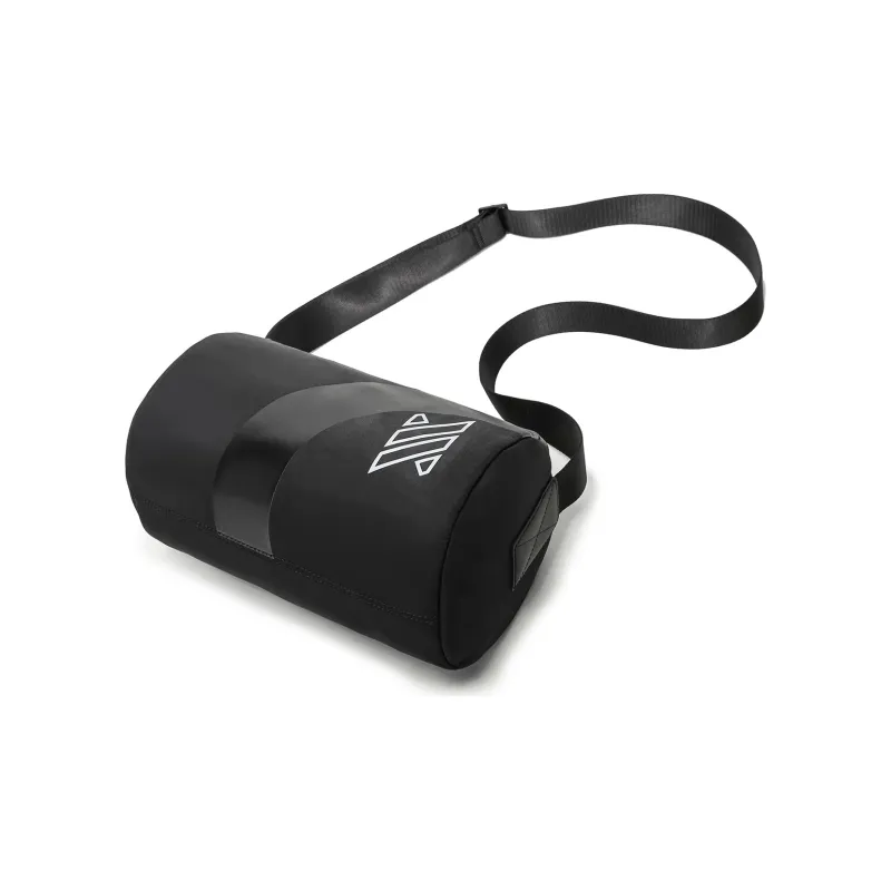 NOMK Oxford Techwear Sling Bag Cylinder Bag Backpack Shoulder Bag Crossbody Bag Medium Size Unisex Black-5