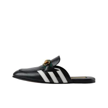 GUCCI X Adidas Horsebit Slippers Black