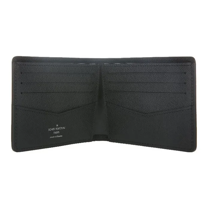 LOUIS VUITTON Supreme Collaboration Epi Leather Card Holder, Wallet Men's Black-3