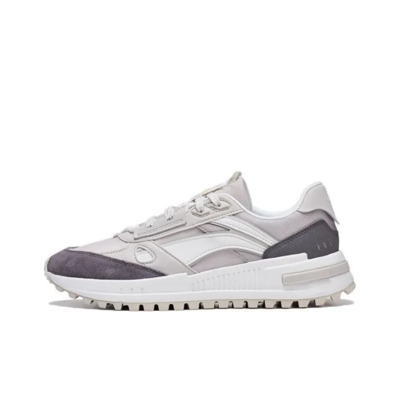 LiNing Wind Rider 2.0 Anti Slip Wear Resistant Low Top Sports Casual Shoes Men's Bellflower Grey-0