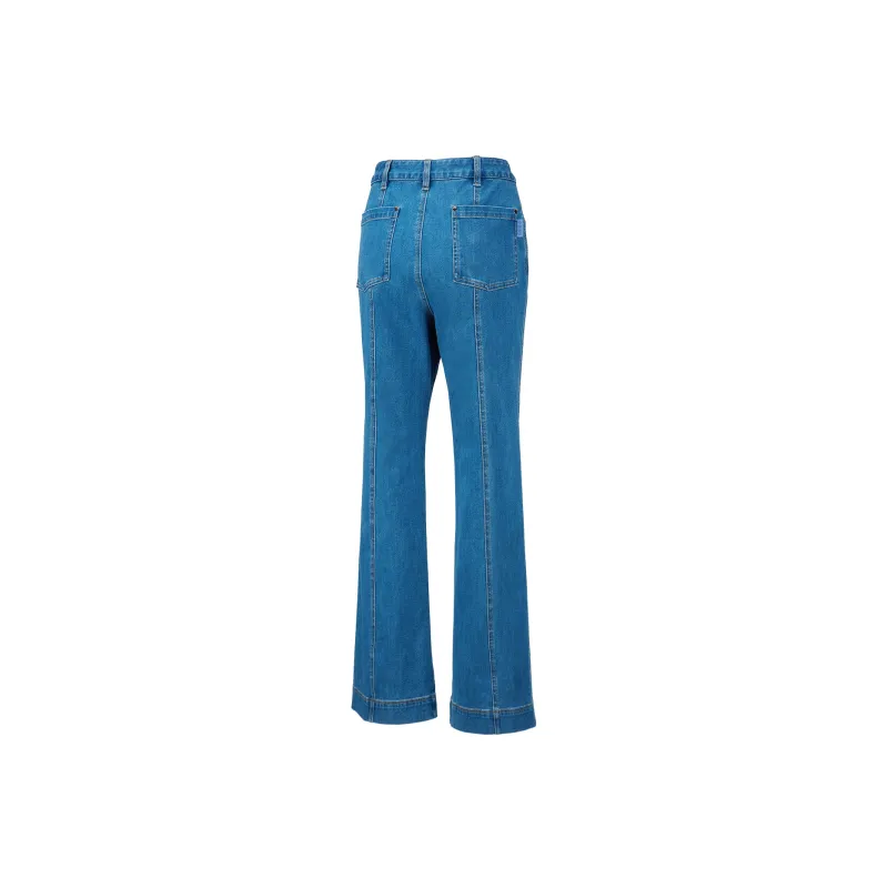 LiNing Jeans Women's Denim Blue-1