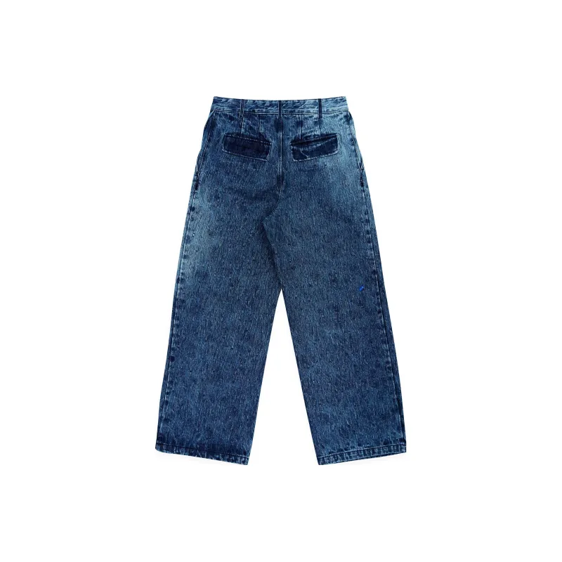 ADER ERROR ADER ERROR Through Editism Series Jeans Women's Denim Blue-1