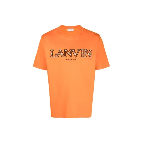 Lanvin T-Shirts Men Orange