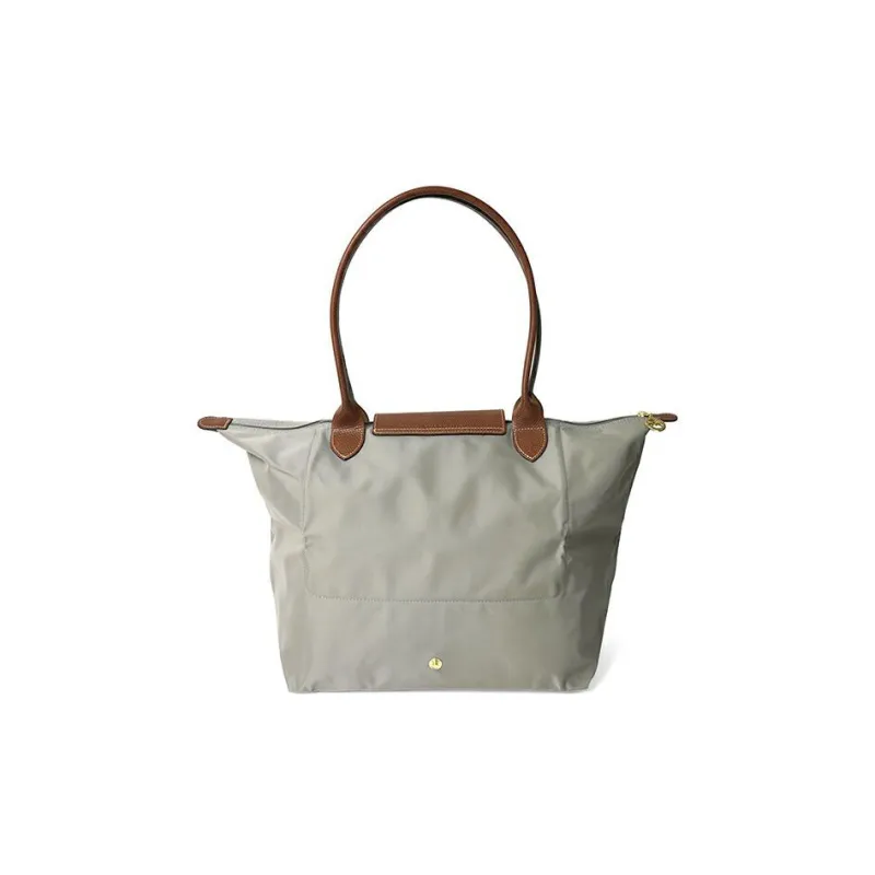LONGCHAMP Le Pliage Recycled Material Dumpling Bag Handbag, Shoulder Bag Women's Gray-1