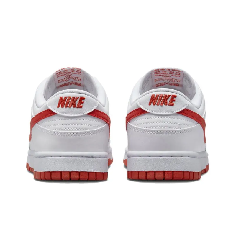 Nike Dunk Low Retro White Picante Red-4