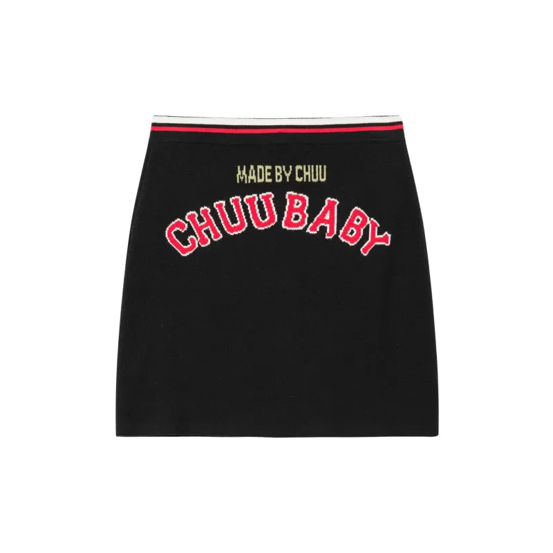 CHUU Casual Short Skirts Women's Black-1