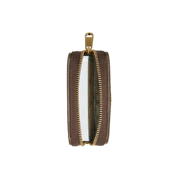 GUCCI Ophidia Canvas With Leather Coin Purses Card Holders Regular Unisex Brown/Ebony-2