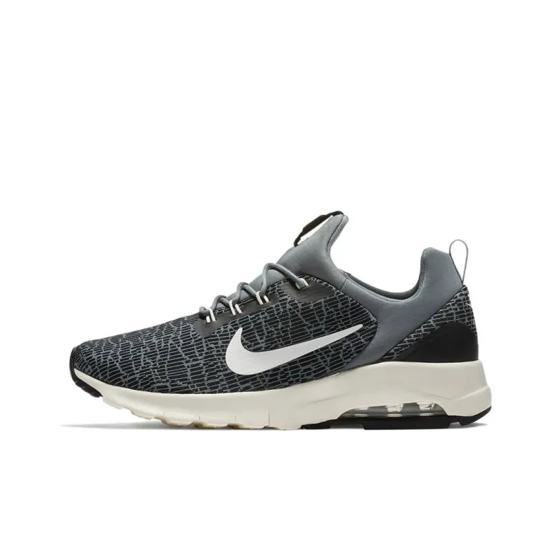 Nike Air Max Motion Racer Cushioning Slip Resistant Low Top Casual Shoes Women's Gray White-0