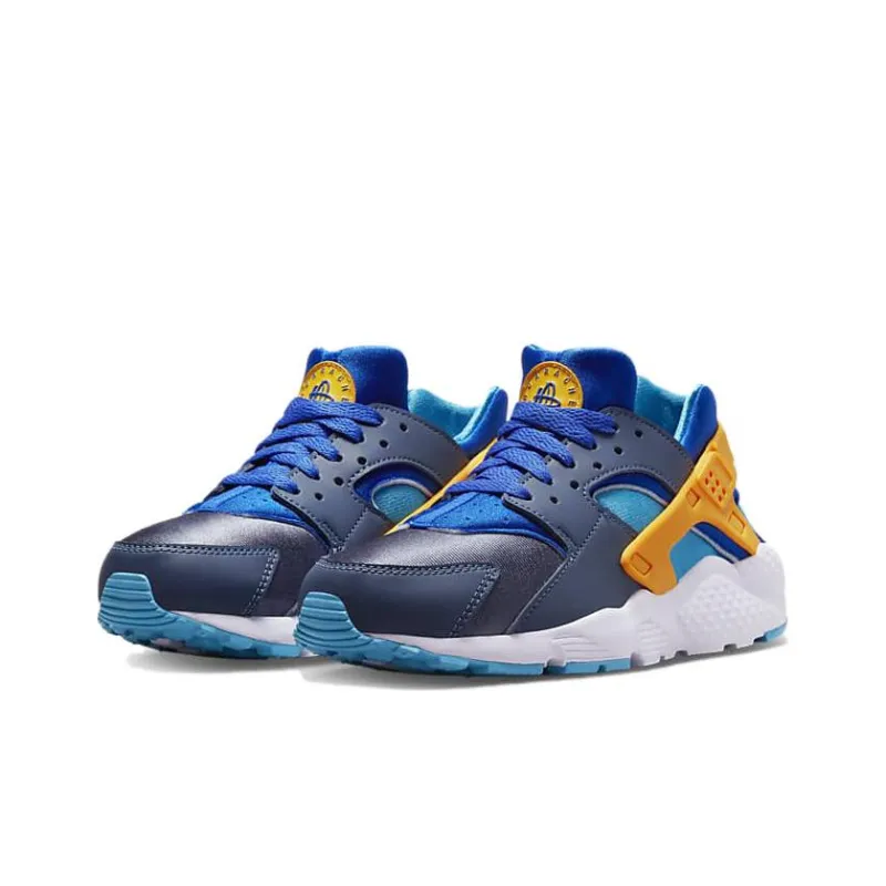 Nike Huarache Run GS 'Diffused Blue Laser Orange'-2