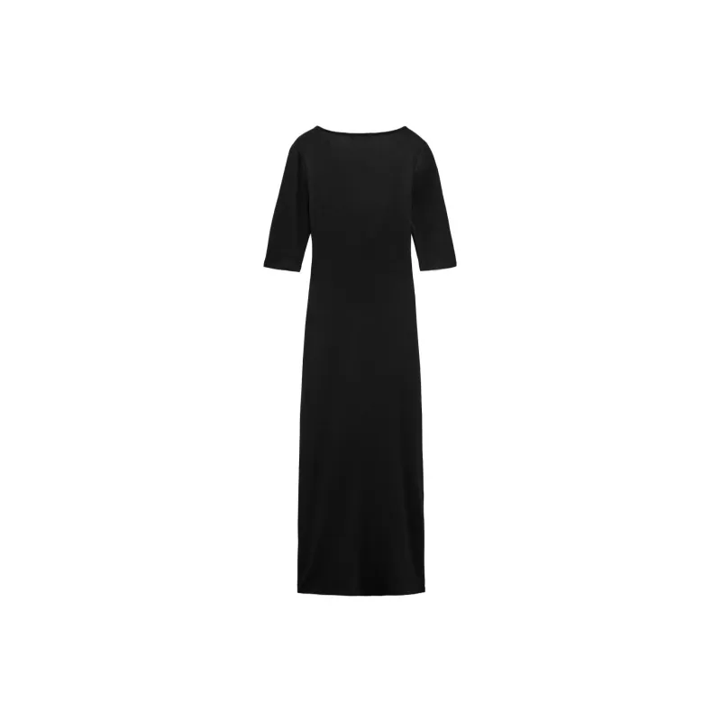 ZARA Short-Sleeved Dresses Women's Black-1