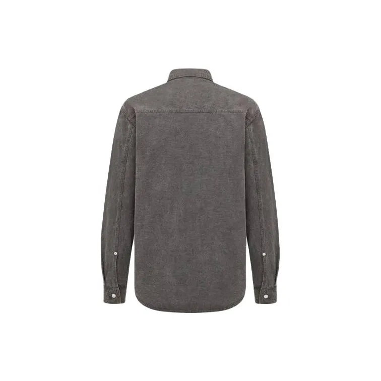 DIOR Shirts Men Gray-7