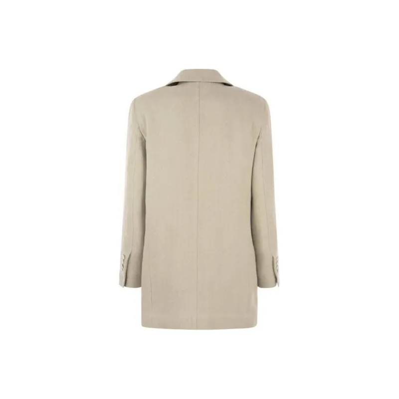MaxMara Buttoned Long Sleeved Blazer-1